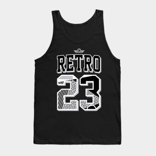 Retro Throwback Cement Grey Tank Top